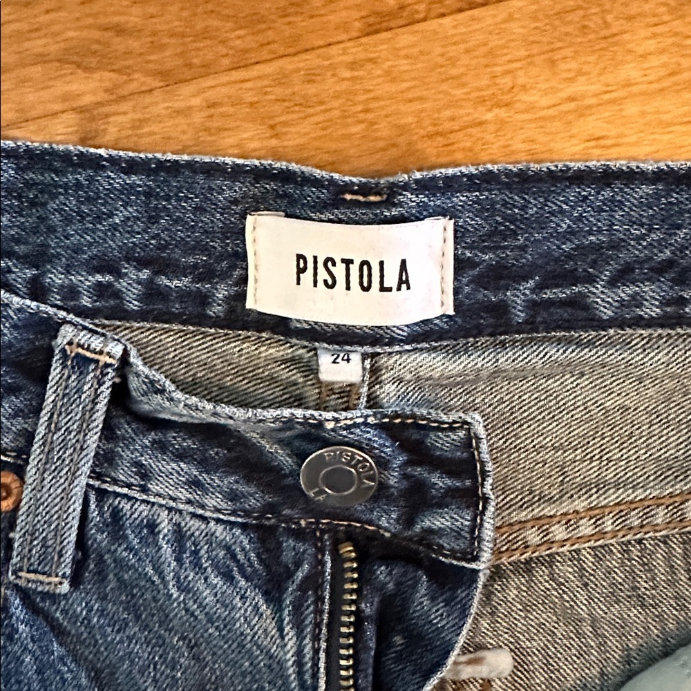 Pistola Blue Denim Jeans, Size 24 - Picture 2 of 3